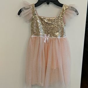 Sequined Glitter Tulle Dress